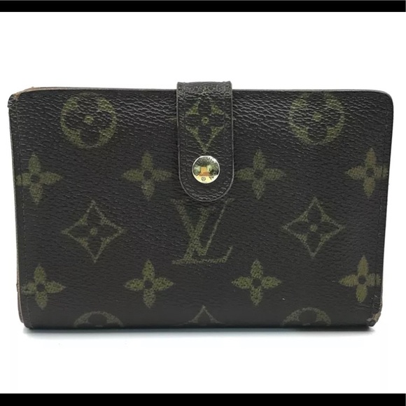 Louis Vuitton Wallet Bi-Fold Pretefeuille Vienoir M61674 Monogram Authen - Picture 1 of 9